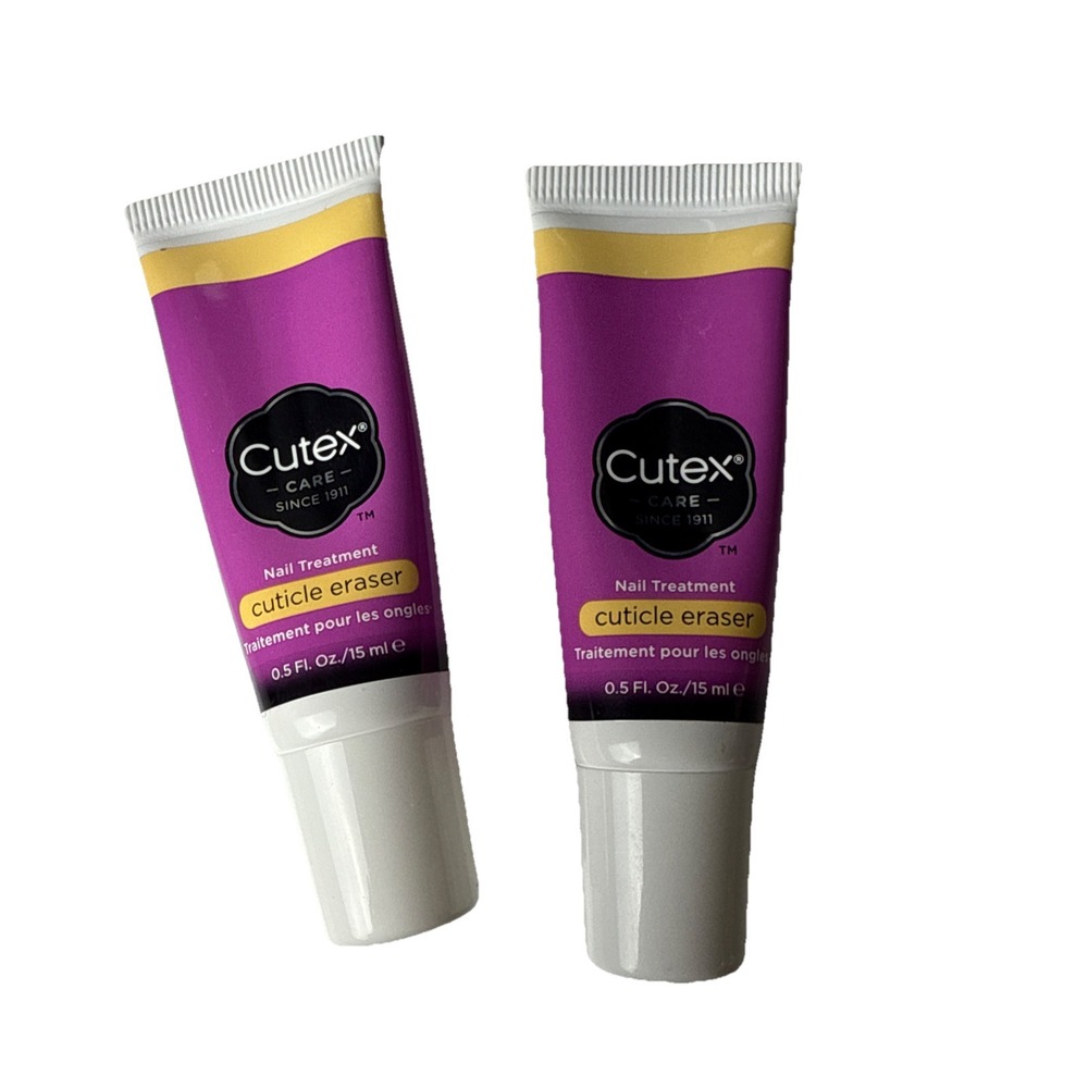 (2 PACK!!) Cutex Cuticle Eraser Nail‎ Treatment 0.5oz